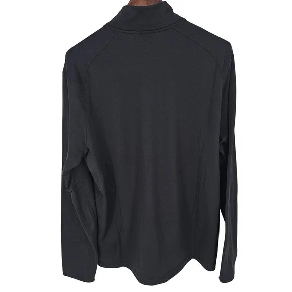 KJUS Men Hydraulic Half-Zip Pullover Black MS25-807 Size 2XL XXL Mock Neck NWT - Picture 4 of 10
